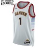 Dres Denver Nuggets Michael Porter JR 1 Nike 2022-23 City Edition Sivo Swingman - Dječji